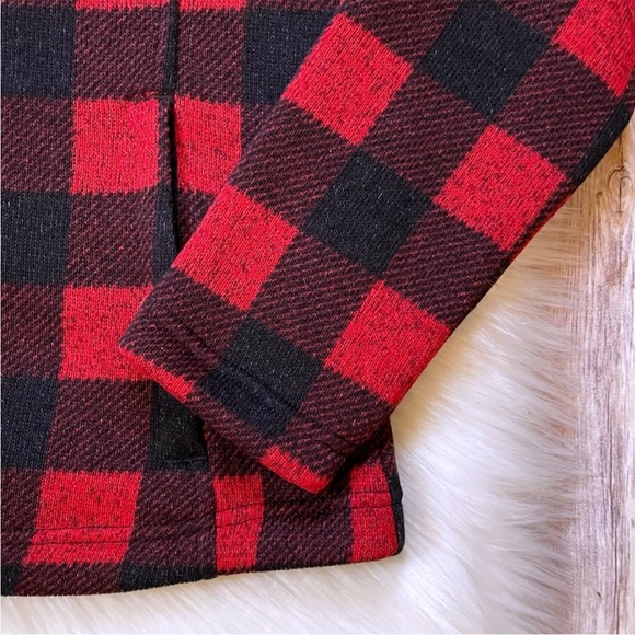The North Face Women’s Buffalo Plaid Maggy Sweater Fleece Jacket - Picture 3 of 8